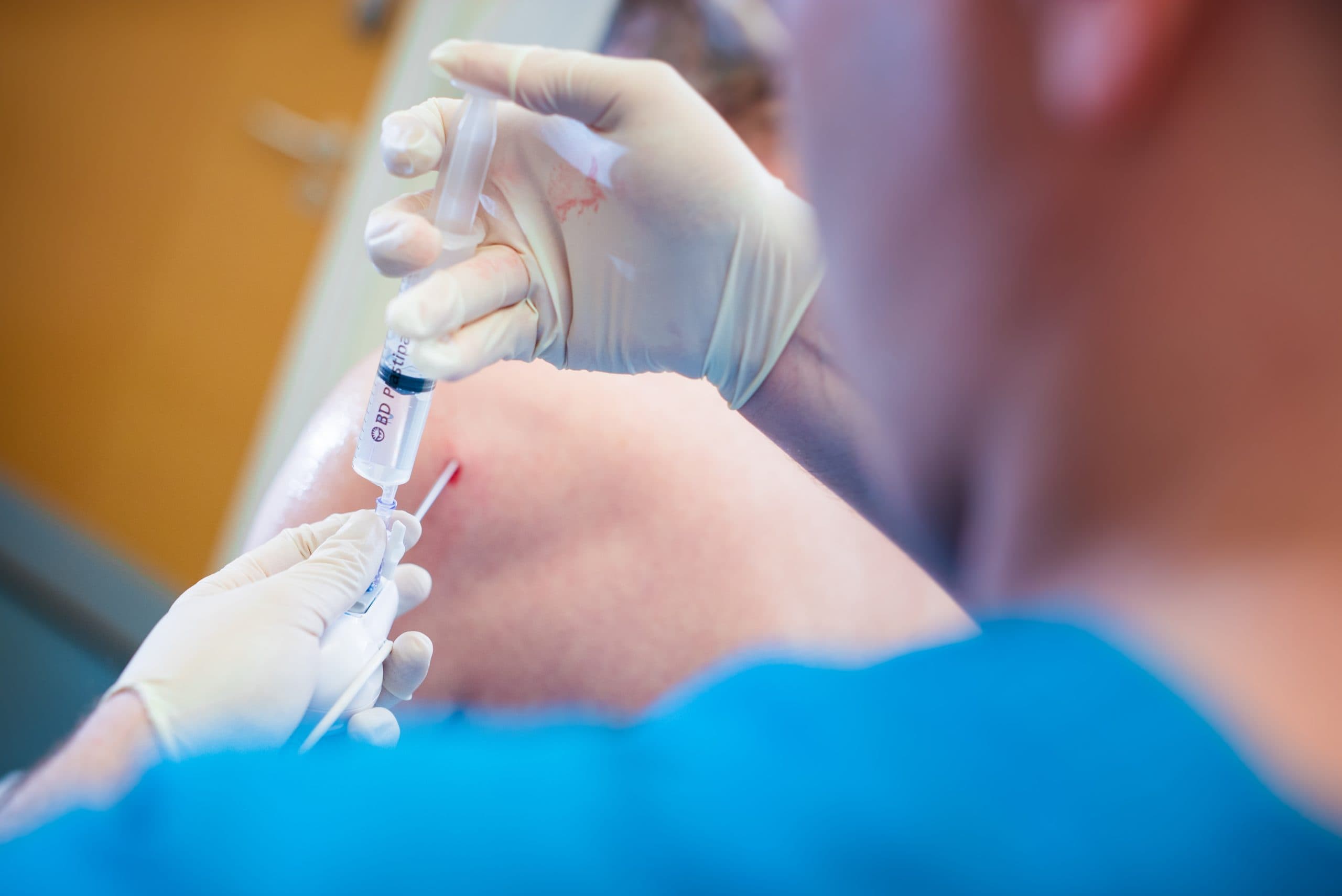 Precision ankle injection procedure