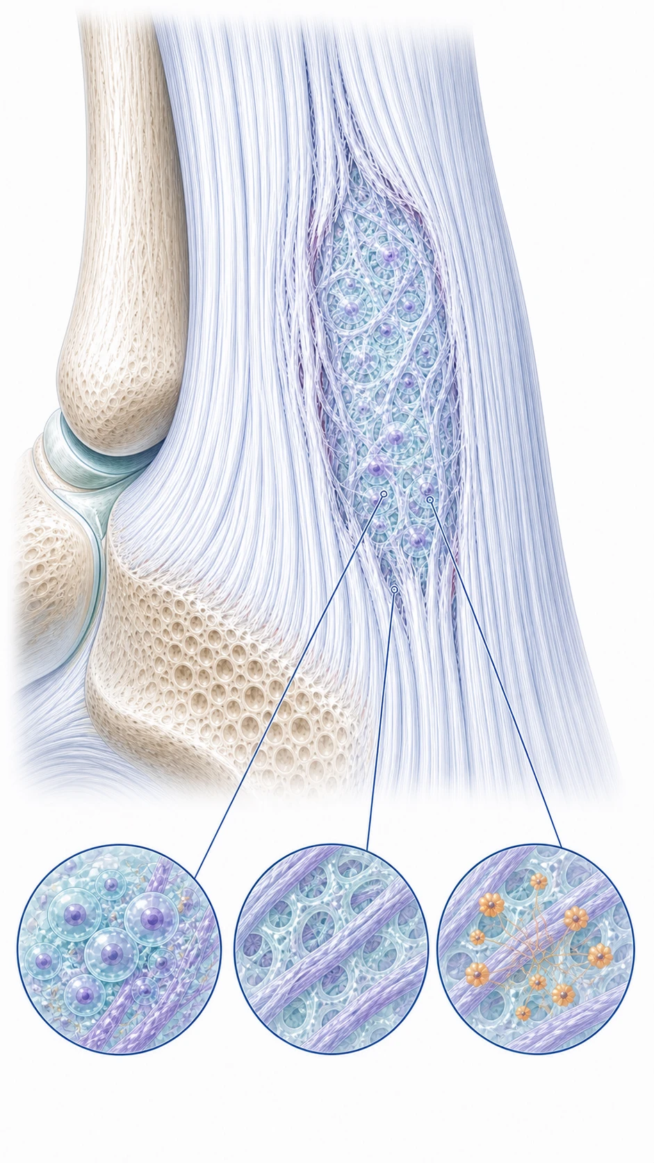 Seed Soil Signal biological pathway adapted to tendon treatment